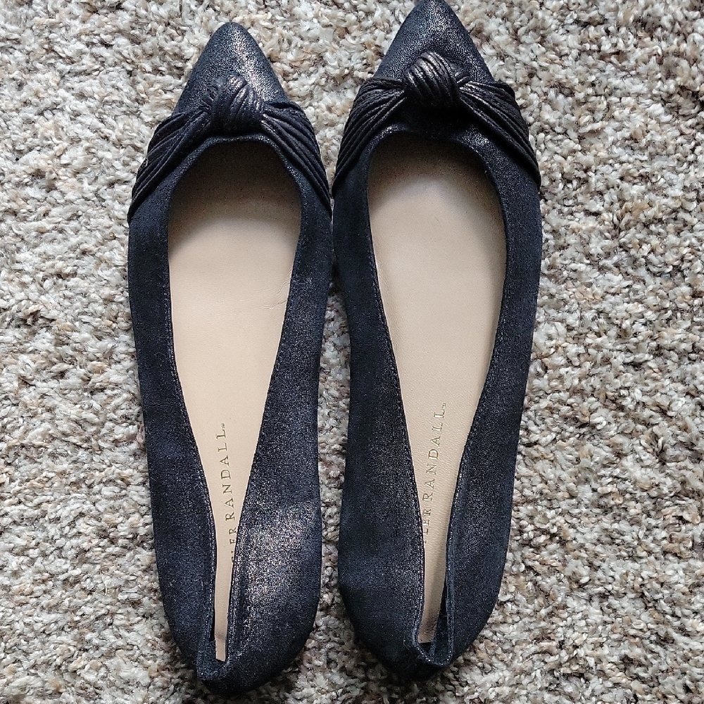 Loeffler Randall Black Classic Flats Size 8